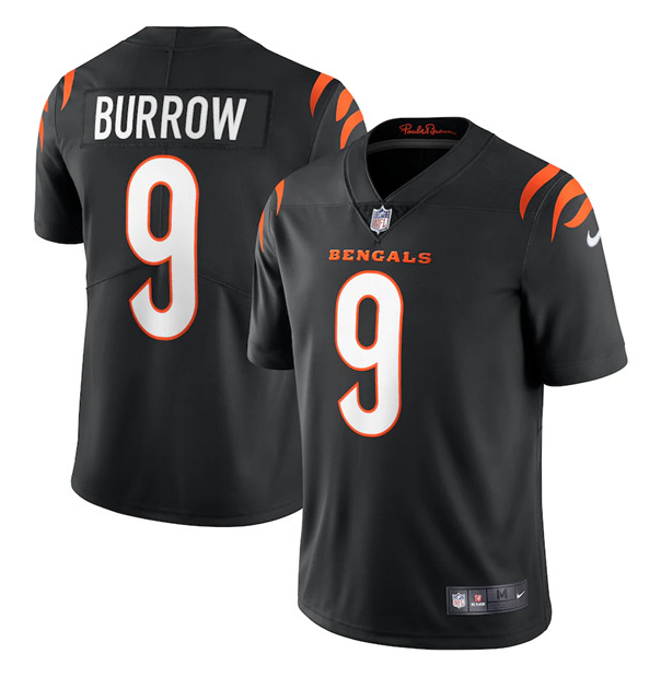 Youth Cincinnati Bengals #9 Joe Burrow New Black NFL Vapor Untouchable Limited Stitched Jersey